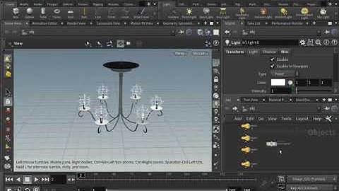 Procedural Chandelier Houdini