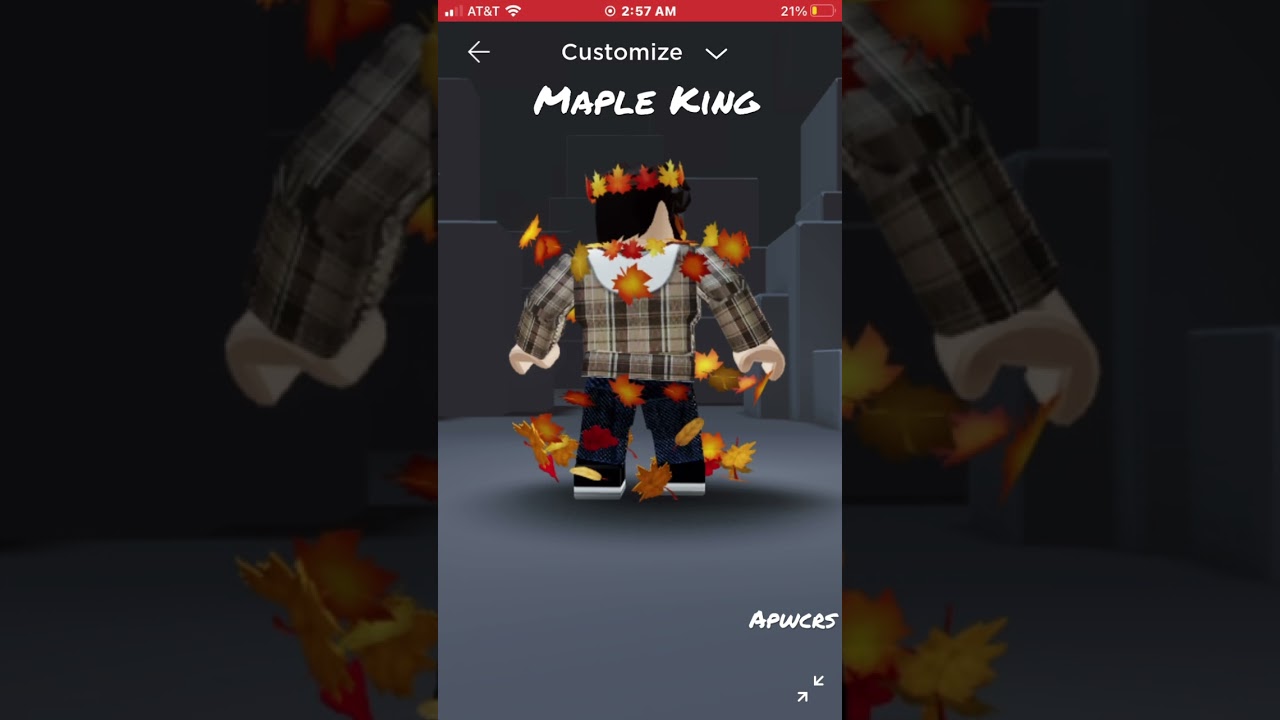 Roblox | Outfit | Maple King | 