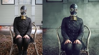 Urbex Style Smoke Photo Effects Photoshop Tutorial Editing screenshot 4