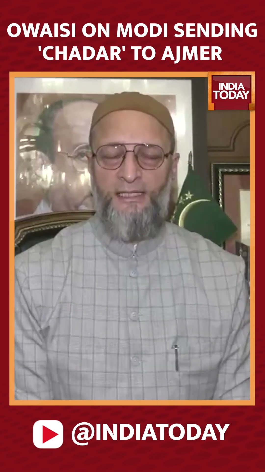 Asaduddin Owaisi Slams Pm Modi And BJP For Sending 'Chadar' To Ajmer Dargah #owaisi #pmmodi #aimim