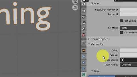 Create text with good topology - Blender Tutorial