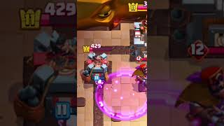 6HP 😒 Height Of BadLuck Nerf Miner With Rage Got Defeated By Royal Giant With FireBall (Clash Royal)