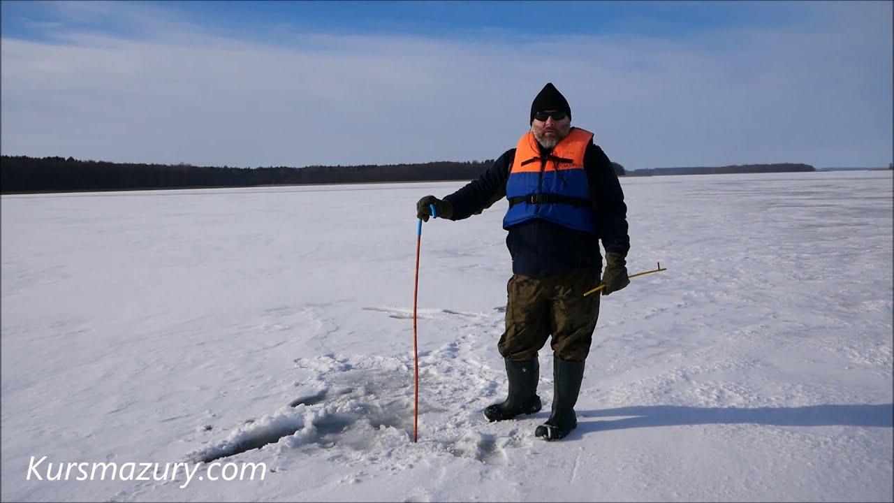 2021.02.16 - warunki lodowe jezioro Kisajno, Mazury