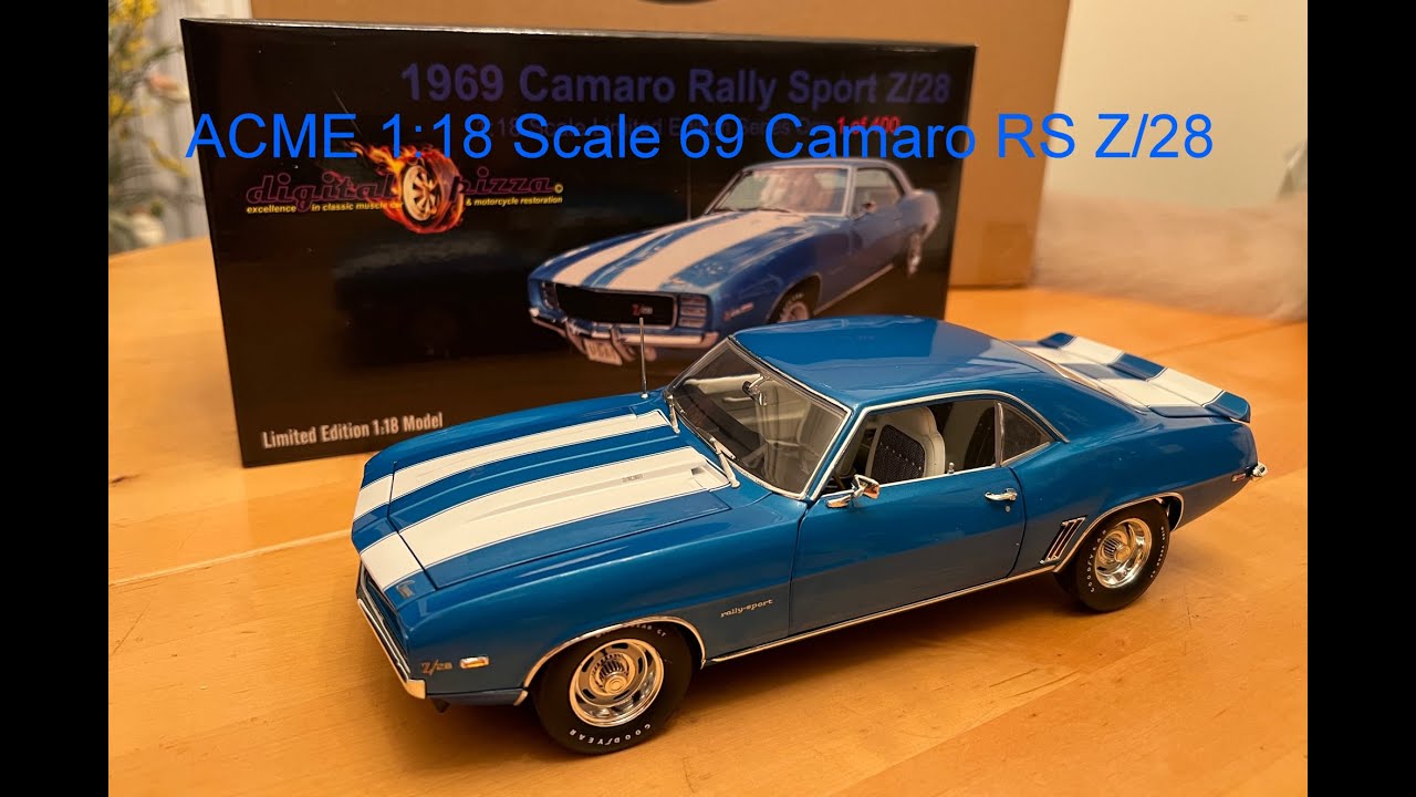 Review: 1969 Chevy Camaro RS 350 by YCID in 1/18 scale - YouTube