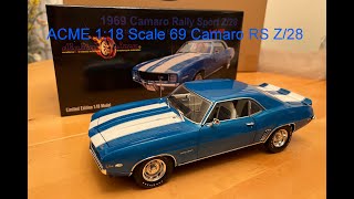 ACME Highway 61 GMP 1:18 Scale 1969 Camaro Lemans Blue RS Z/28 - First Reveal &amp; Box Opening