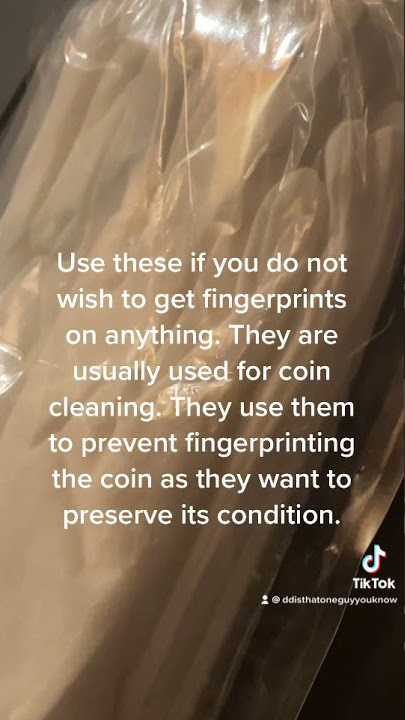 How to avoid fingerprint detection. (Cotton gloves)