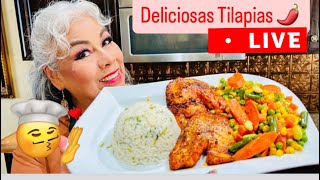 Como Preparar Unas Tilapias Enchiladas Con Arroz