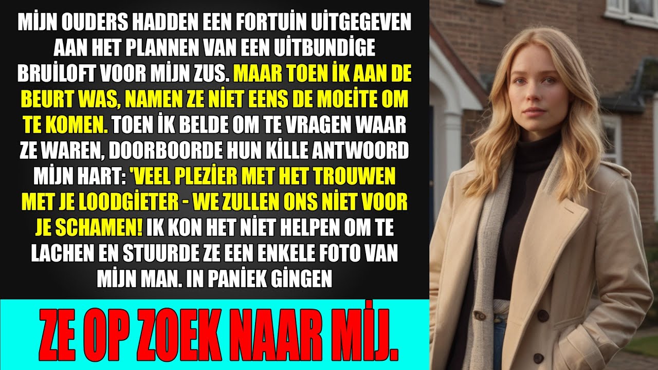 Mijn ouders noemden mijn bruiloft een schande. Maar ze hadden deze twist niet verwacht.