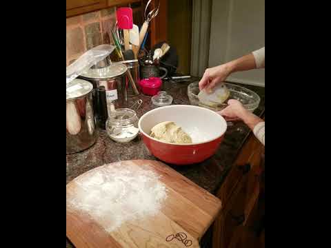 Shaping Broa de Milho (Portuguese Corn and Rye Bread)