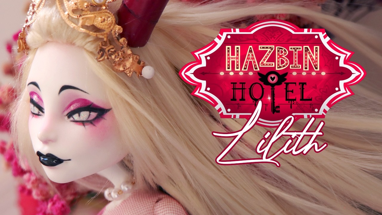 LILITH 🖤 | Hazbin Hotel custom doll repaint | Monster High Spectra | PIXIENATORY