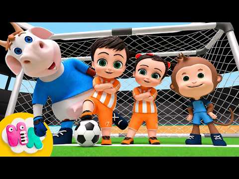 Futbolli është qejf! ⚽️ Luaj futboll me top! 🏆 Këngë për Bebe | HeyKids Këngë për Fëmijë