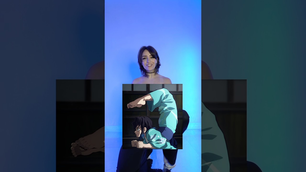 Inosuke’s pose way cooler am I right?😎 #demonslayer #inosuke #flexible #cosplayer