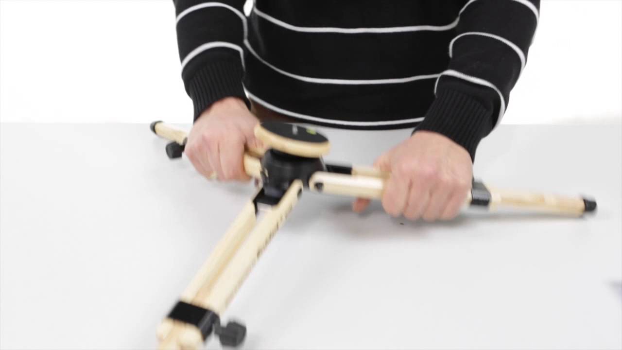 Treppiede Berlebach Report 322/K – Legno, Altezza Max 186 Cm, Portata 10 Kg