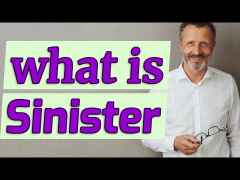 Sinister | Definition Of Sinister