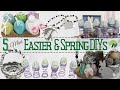 5 NEW DOLLAR TREE SPRING AND EASTER MINI DECOR DIYS FOR YOUR TIERED TRAY | MINIS CHALLENGE