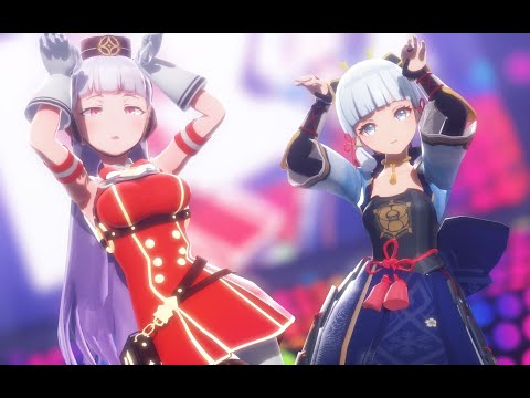 【Genshin Impact × Uma Musume MMD/4K/60FPS】Gold Ship & Ayaka【うまぴょい伝説】