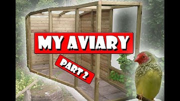 How To Build a Bird Aviary Setup, part 2, the frame