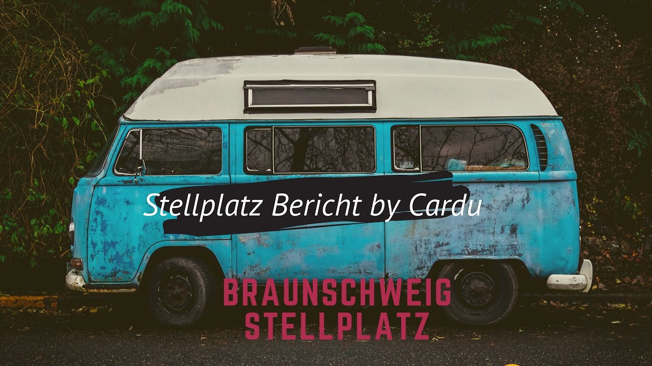 Wohnmobil und Caravan Übernachtungsplatz Braunschweig im März 2020