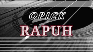 Opick - Rapuh | Karaoke Gitar Akustik