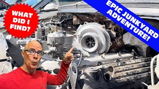 BEST JUNKYARD DAY EVER! WHO FINDS FOUR 6.0L LS MOTORS IN 1 DAY? FORD & DODGE V10S, CLASSICS & BOOST