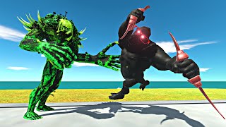 Plant Scourge vs Assassin Goro Evolution in Plant Arena - Animal Revolt Battle Simulator