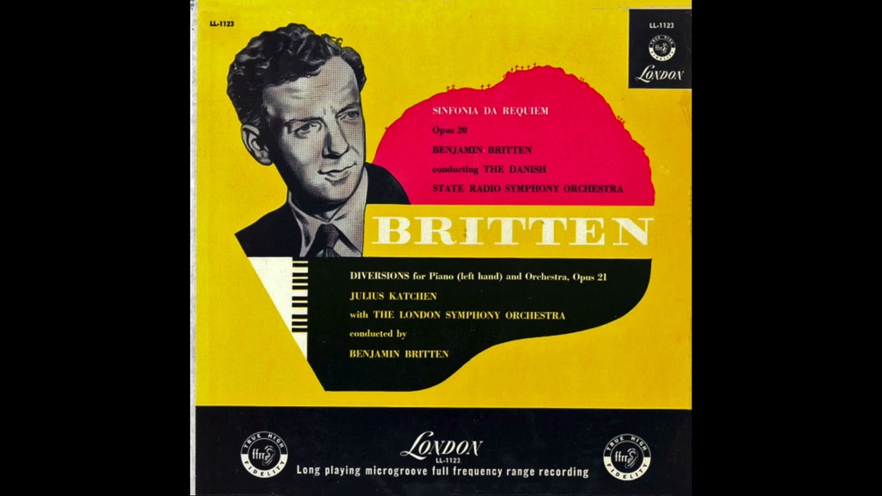 Julius Katchen Plays Britten's Diversions for Piano (Left Hand