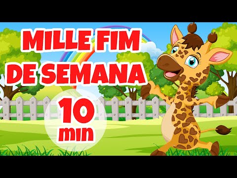 Mille Fim de Semana - Giramille 10 min | Desenho Animado Musical