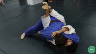 Brown Belt Judo Woman Takes A Revenge For Her Friend Against The While Belt Bjj Athlete