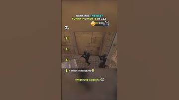 Ranking Top 5 Funny Moments in Cs2 😂 #cs2 #cs2memes