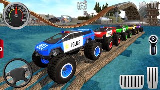 Police Monster Truck Impossible Driver #1 - Car Extreme Racing Android Gameplay screenshot 4