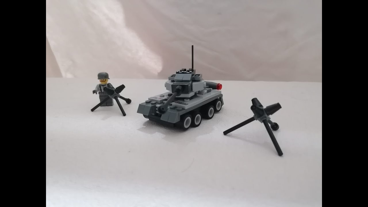 Lego Army Tank (Tutorial) - YouTube