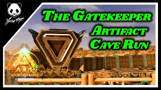 How To Get The Artifact of The Gatekeeper - Scorched Earth Caves | ARK: Survival Ascended