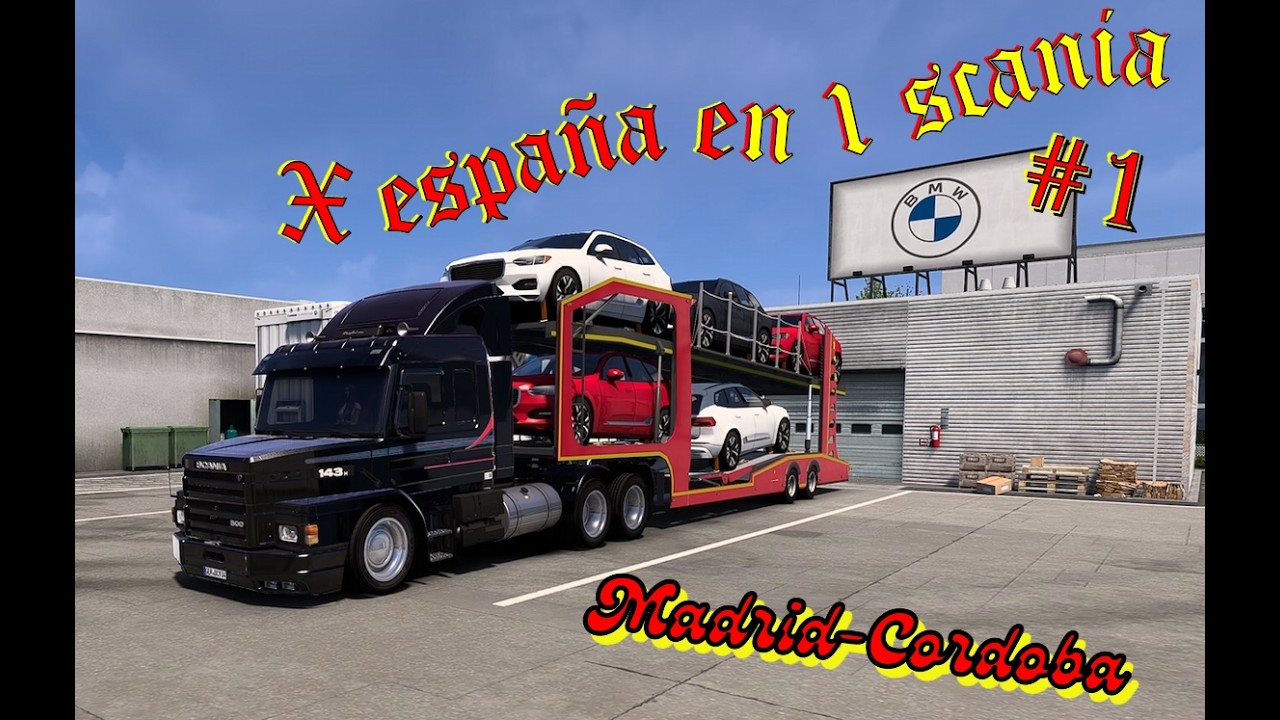 X España en 1 Scania.1 Madrid - Córdoba. TT de lujo. #eurotrucksimulator2 #ets2 #españa #scania