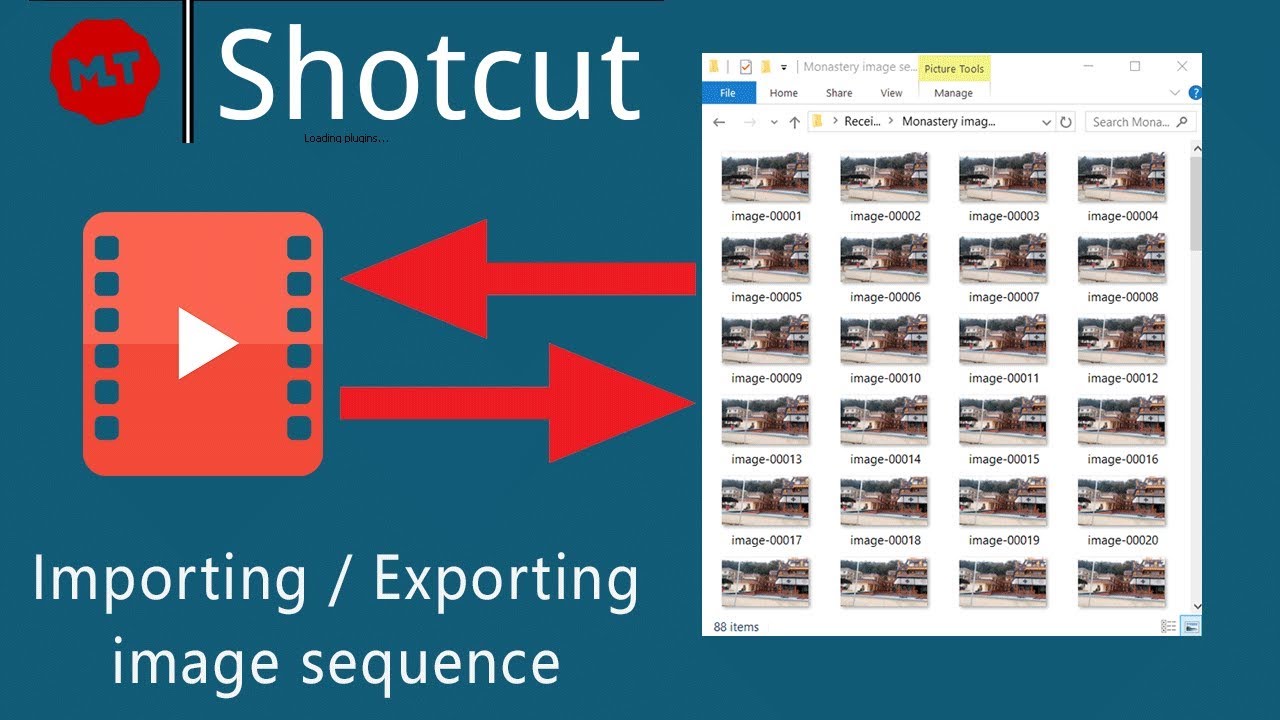 how to export a shotcut video into a mp4 file