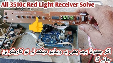 Ali3510c Red Light Receiver Solved /Ali 3510c Receiver Redlight Problem Repair #RedlightReceiver