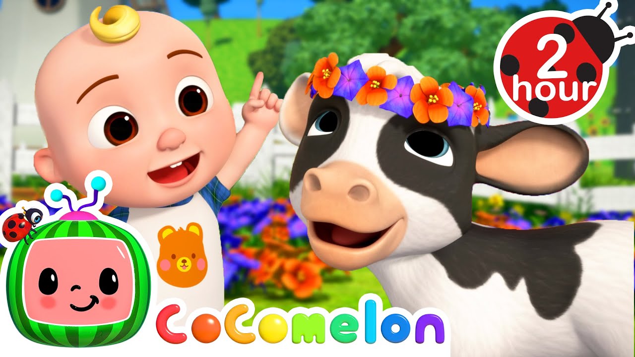 Baby Animals At the Farm Song! | 2 HOURS of CoComelon Kids Songs & Nursery Rhymes