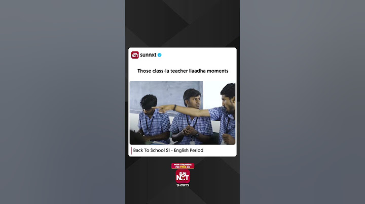 Tag that very porupaana class leader during your school days📷 | #ClassLeaderMeme | #shorts | Sun NXT