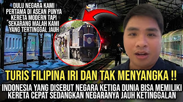 TURIS FILIPINA IRI !!Meski Negara Dunia Ketiga Indonesia Ada WHOOSH Sedangkan Negaranya Ketinggalan