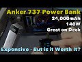 Anker 737 Power Bank 24,000mAh, 140w with Smart Screen (feat. Steam Deck)