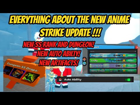 Eeverything about the new Anime Strike Update!!! - New SS rank Portals + Auto Ability !!!