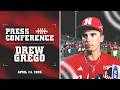 Husker OF Drew Grego Recaps 5-4 Win Over Creighton | Nebraska Baseball Press Conference