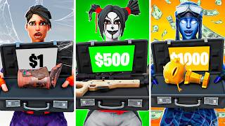 Fortnite CHEAP VS EXPENSIVE screenshot 1