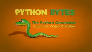 Cinema 4D Python Bytes: The Python Generator - Automatic Object Creation