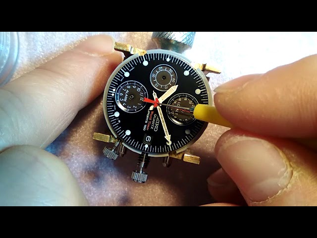 Reinstalling the hands on a Vintage Seiko 5T52-6A40 World Timer - YouTube