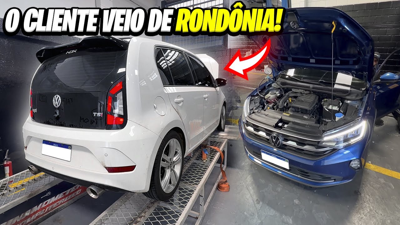 CLIENTE RODOU 2.800 KM PRA FAZER STG 3 NO VW UP TSI + NIVUS COM SOM ESTRANHO NA TURBINA!