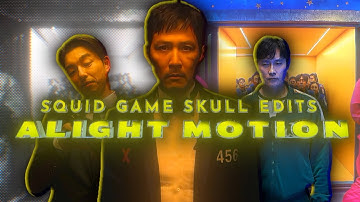 Ae like Squid Game S3 Skull Face Full Edits in Alight motion(PRESET+CLIPS)