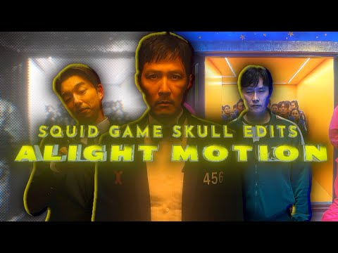Ae like Squid Game S3 Skull Face Full Edits in Alight motion(PRESET+CLIPS)