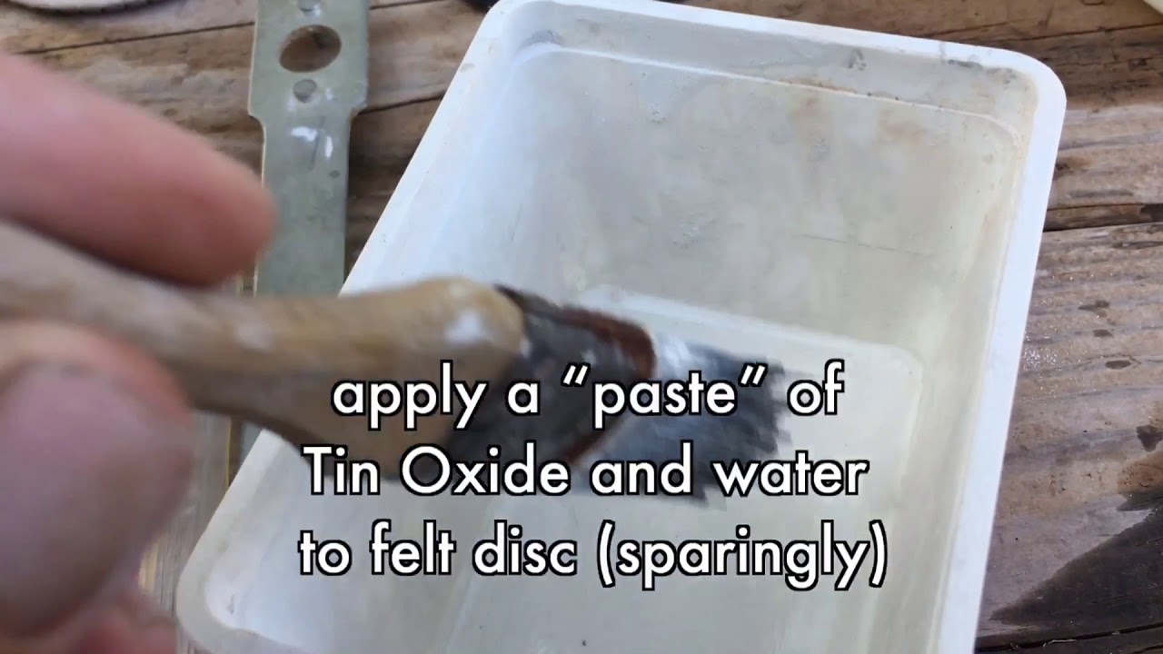 Polishing Rocks with Hand Held Sander/Polisher - One method of Final Polishing