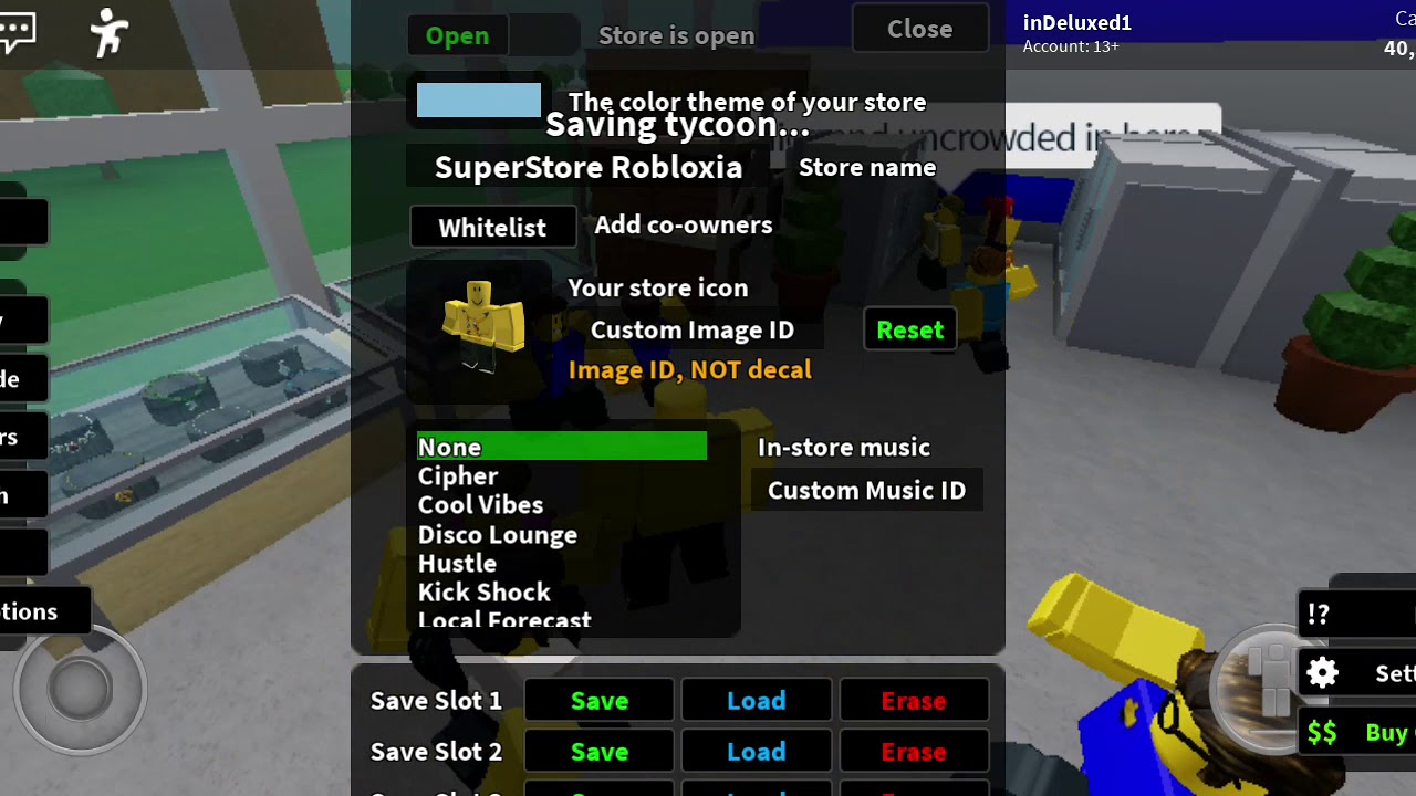 Retail Tycoon Store Mobile 40k Money Youtube - image id on roblox for retail tycoon