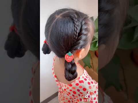 Các kiểu tóc dễ thương dành cho bé gái | Tiktok Trung Quốc